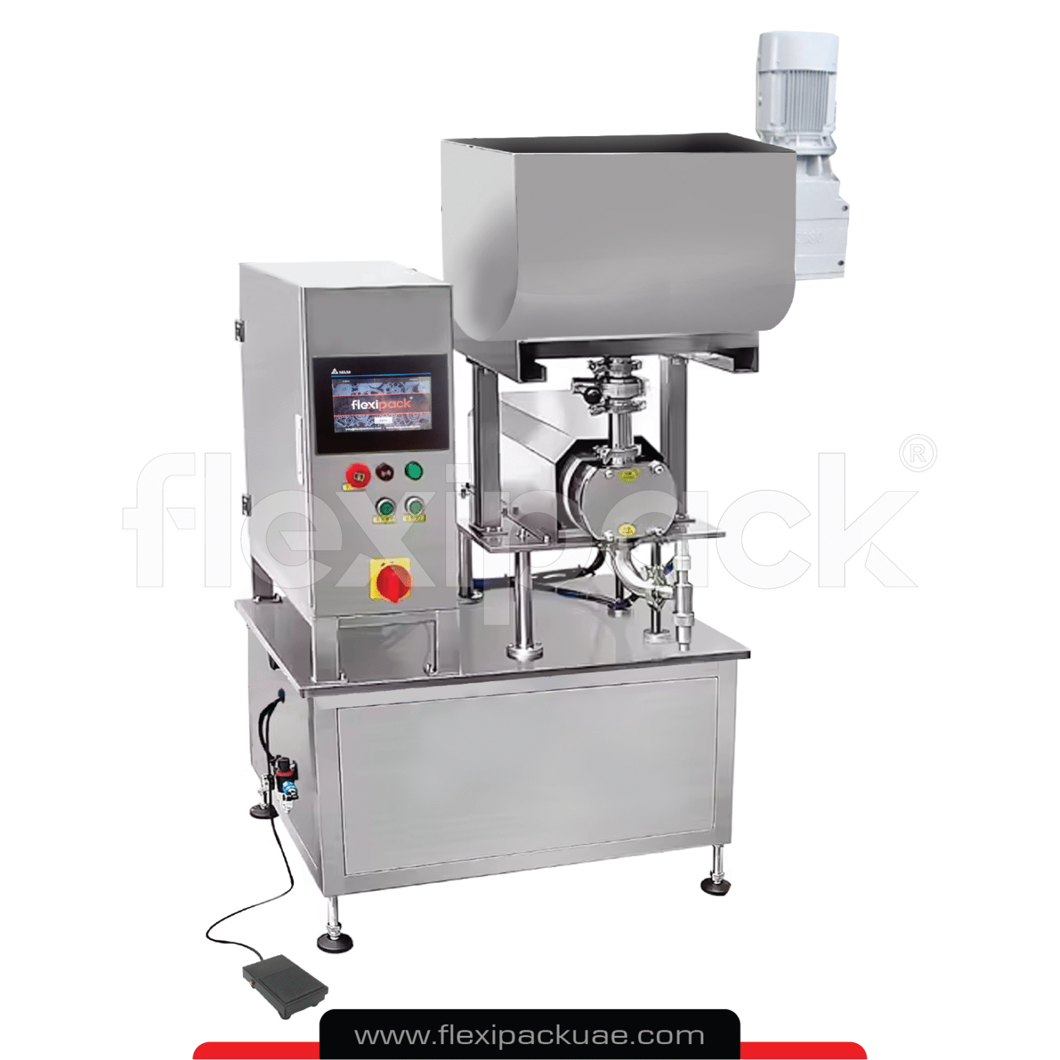 SEMI AUTOMATIC SERVO 1 NOZZLE LOBE PUMP FILLING MACHINE WITH U SHAPED ...