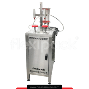 SEMI AUTOMATIC 2 NOZZLE PERFUME FILLING MACHINE