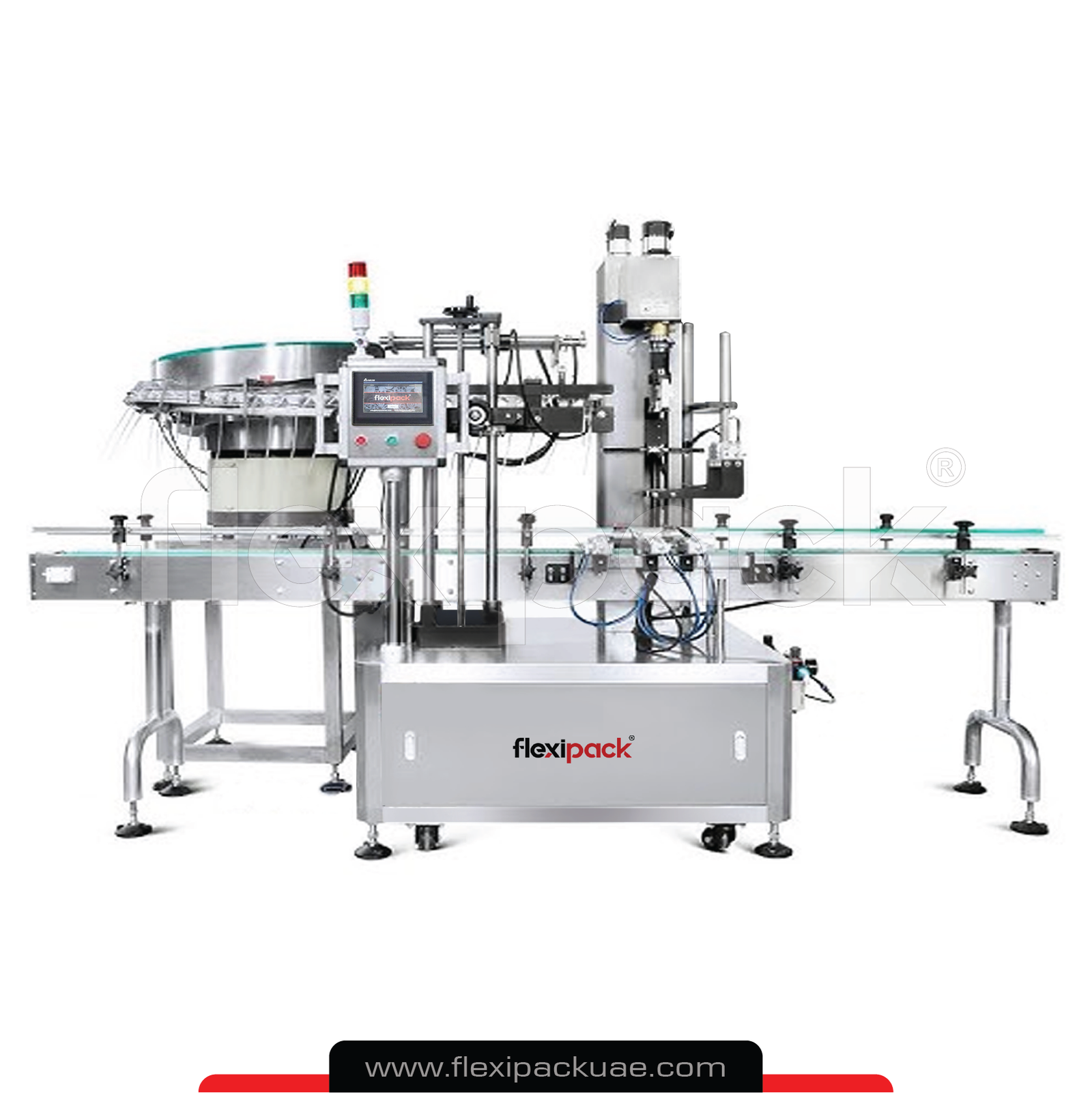AUTOMATIC TRIGGER PUMP BOTTLE CAPPING MACHINE WITH AUTOMATIC CAP FEEDER ...