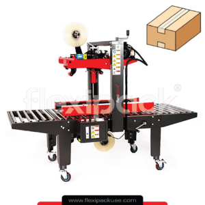 SEMI AUTOMATIC CARTON SEALING MACHINE TOP AND SIDE BELT (FTM- MHFJ1A)
