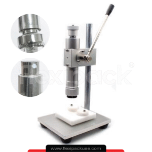 MANUAL 2-IN-1 SPRAY PUMP CRIMPING AND COLLAR CAP PRESSING MACHINE