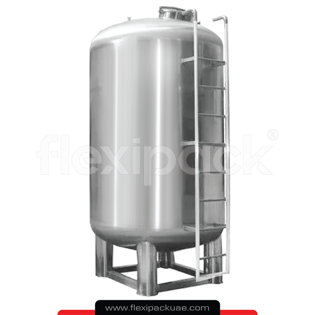 LARGE SIZE BATCH STORAGE TANK – FLEXI PACK MACHINERY